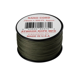 Linka Nano Cord (300ft) - Olive Green Atwood Rope MFG™